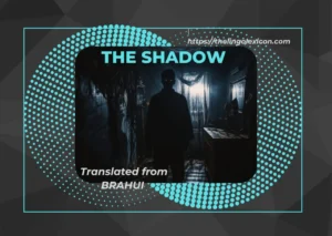 𝘐 𝘨𝘰𝘵 𝘶𝘱, 𝘴𝘵𝘢𝘳𝘵𝘦𝘥 𝘸𝘢𝘵𝘤𝘩𝘪𝘯𝘨 𝘮𝘺𝘴𝘦𝘭𝘧 𝘪𝘯 𝘵𝘩𝘦...— The Shadow by Hassan Nasir - Brahui Literature - Brahui Fiction