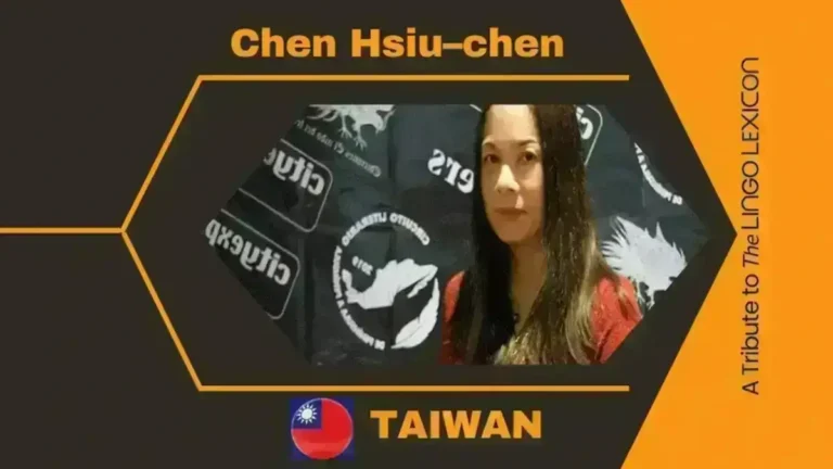 Tribute to The LINGO LEXICON by Chen Hsiu Chen, Taiwan, Mandarin Poetess