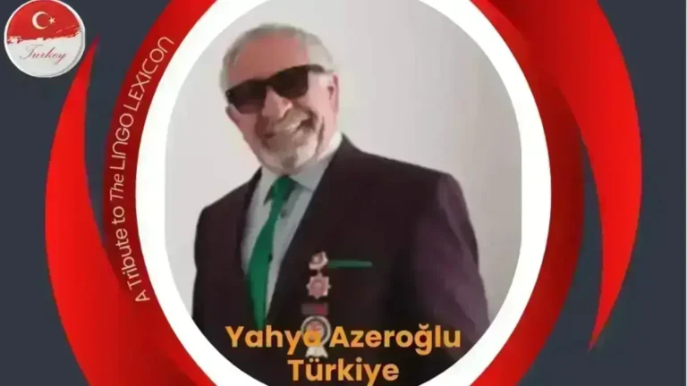 Tribute to The LINGO LEXICON by Yahya AZEROĞLU Turkish Poet Türkiye