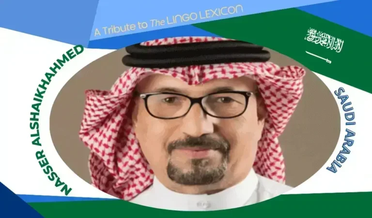 Tribute to The LINGO LEXICON by NASSER ALSHAIKHAHMED, Saudi Arabia, Arabic Poet