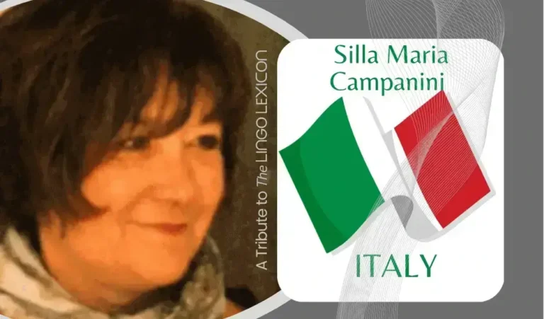 Tribute to The LINGO LEXICON by Silla M. Campanini - Italian Poeyess - Itly