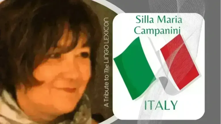 Tribute to The LINGO LEXICON by Silla M. Campanini - Italian Poeyess - Itly