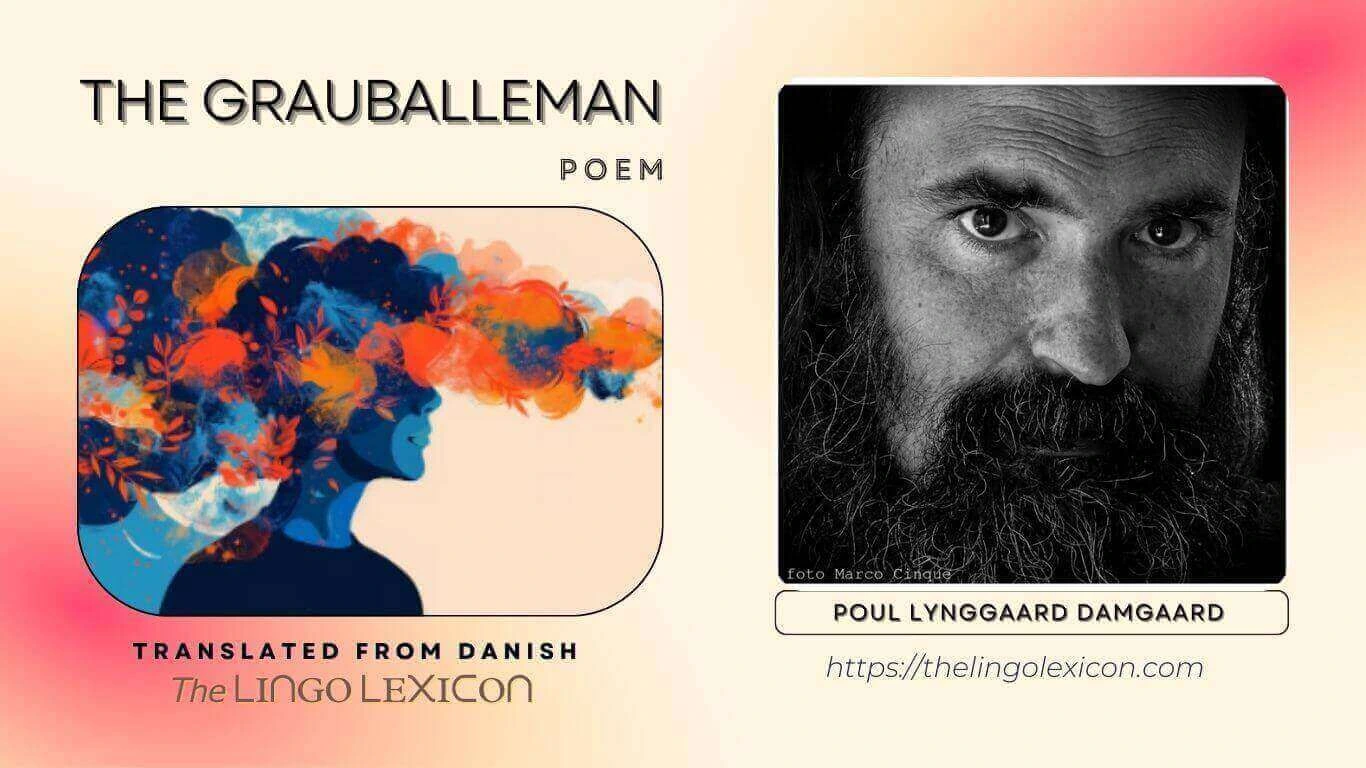 Halibut — POEM by Poul Lynggaard Damgaard - Danish Literature - Danish Poetry 𝘛𝘩𝘦 𝘎𝘳𝘢𝘶𝘣𝘢𝘭𝘭𝘦𝘮𝘢𝘯 𝘢𝘯𝘥 𝘐 𝘩𝘢𝘷𝘦 𝘥𝘪𝘴𝘵𝘢𝘯𝘤𝘦𝘥 𝘰𝘶𝘳𝘴𝘦𝘭𝘷𝘦𝘴 𝘧𝘳𝘰𝘮 𝘦𝘢𝘤𝘩 𝘰𝘵𝘩𝘦𝘳, 𝘣𝘶𝘵 𝘸𝘦 𝘩𝘢𝘷𝘦 𝘢𝘭𝘴𝘰 𝘤𝘰𝘮𝘦 𝘤𝘭𝘰𝘴𝘦𝘳 𝘵𝘰 𝘦𝘢𝘤𝘩 𝘰𝘵𝘩𝘦𝘳. 𝘐𝘵 𝘥𝘰𝘦𝘴𝘯’𝘵 𝘮𝘢𝘵𝘵𝘦𝘳 𝘸𝘩𝘦𝘳𝘦 𝘸𝘦 𝘤𝘰𝘮𝘦 𝘧𝘳𝘰𝘮. .... Read full poem in The LINGO LEXICON