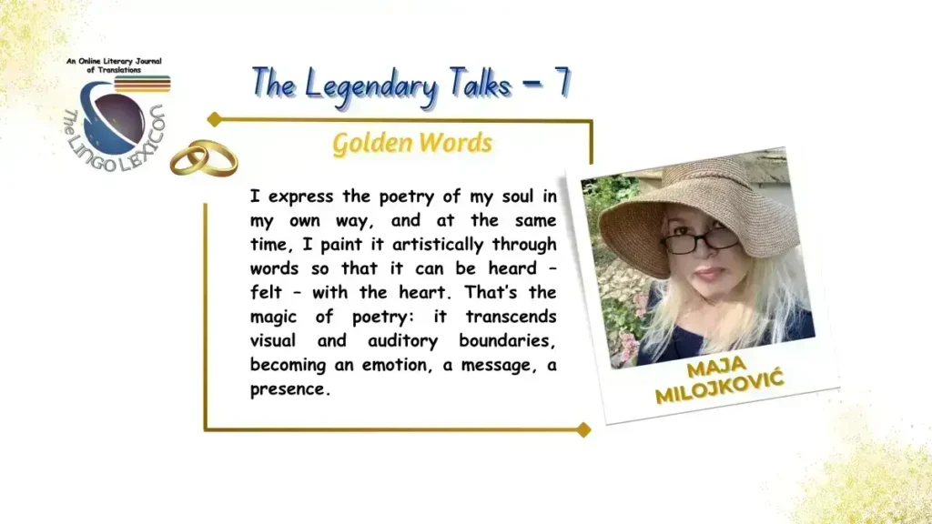 THE_LEGENDARY_TALKS_Exclusive_Interview_with_Maja_Milojkovic_Serbian_Poetess_Editor_AREA_FELIX_Serbia